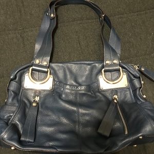 Leather Blue B.Makowsky Purse